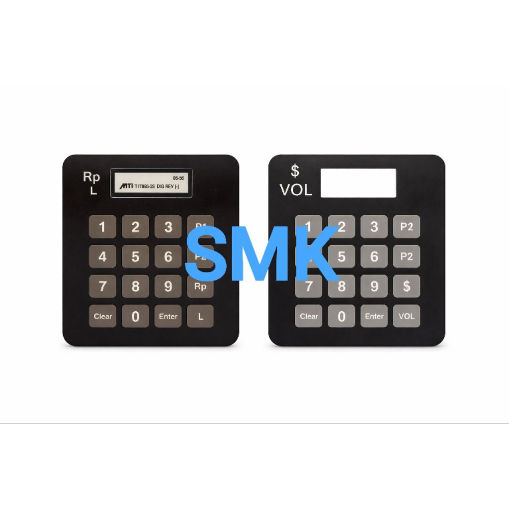 STICKER KEYPAD OPERATOR GILBARCO SPBU Buat DISPENSER/POMPA GILBARCO – KEYPAD GILBARCO