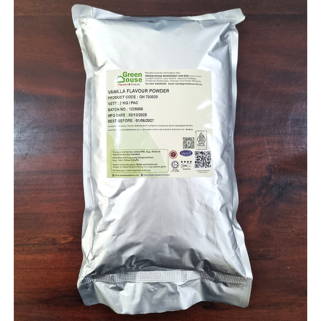 Vanilla Flavour Powder 2 kg - Green House