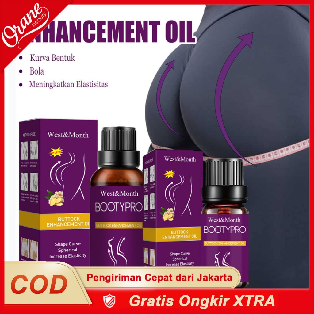 Oranebeauty 30ml Tidak perlu berolahraga pembesar bokong,pembesar bokong wanita permanen,Kendur Boko