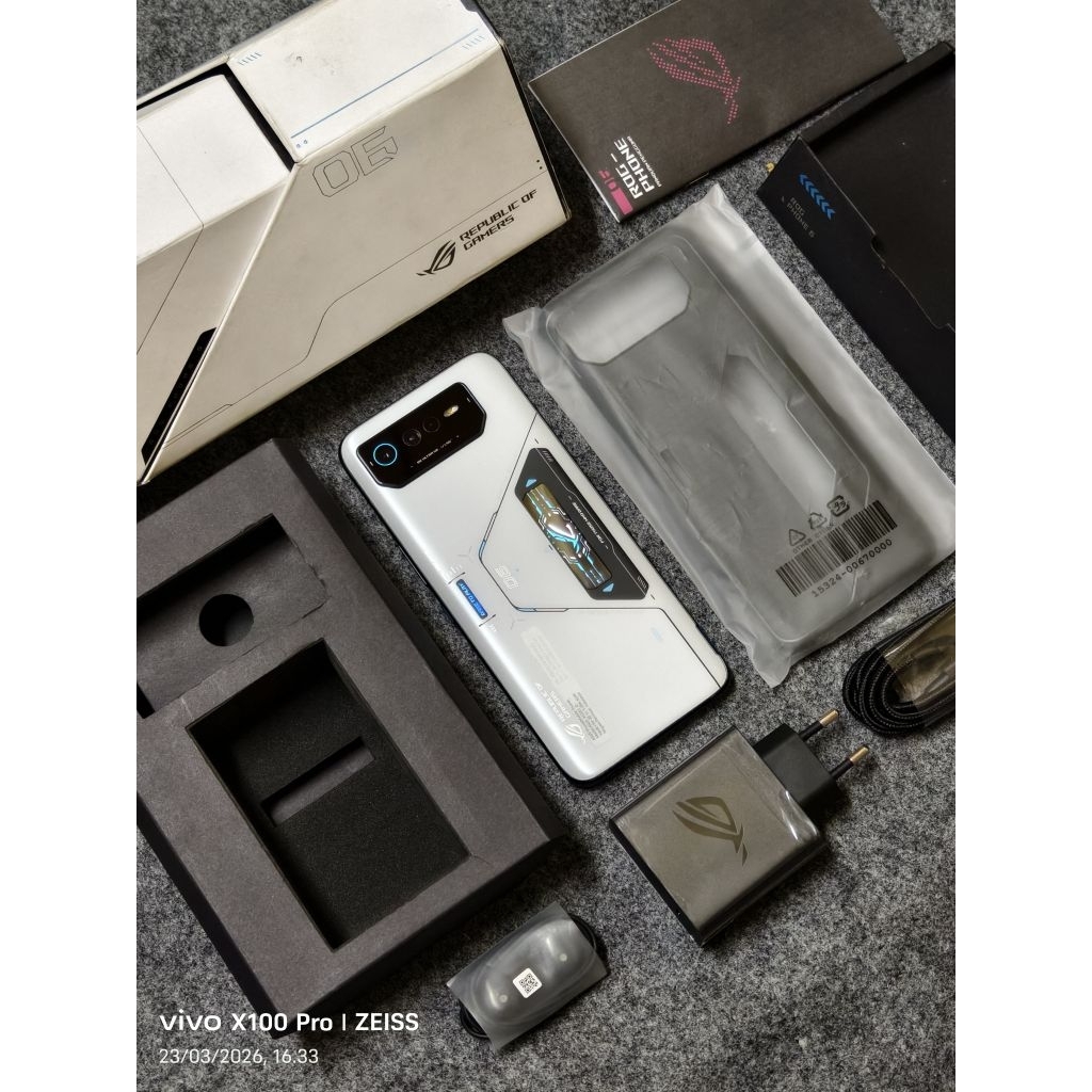 Asus Rog Phone 6 Pro 18/512 Resmi Full Original Like New Acc Fresh