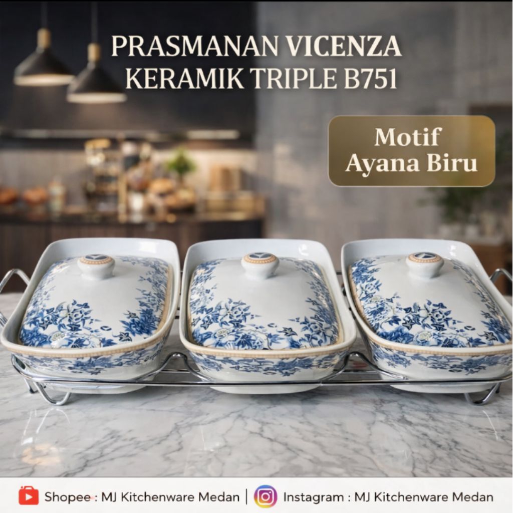 Prasmanan Keramik Susun 3 Vicenza BA751