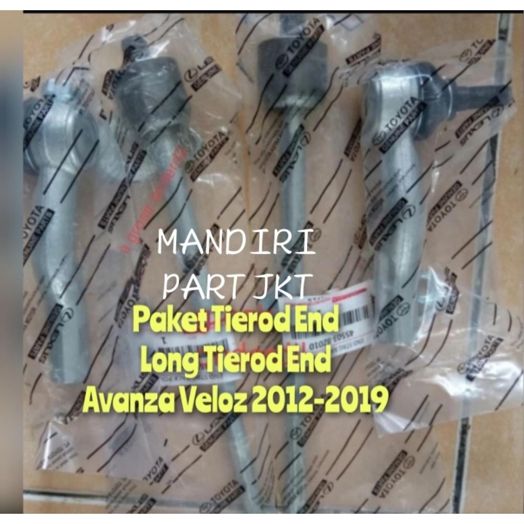PAKET TIE ROD END / LONG TIE ROD UNTUK MOBIL AVANZA VALCO 2012-2019