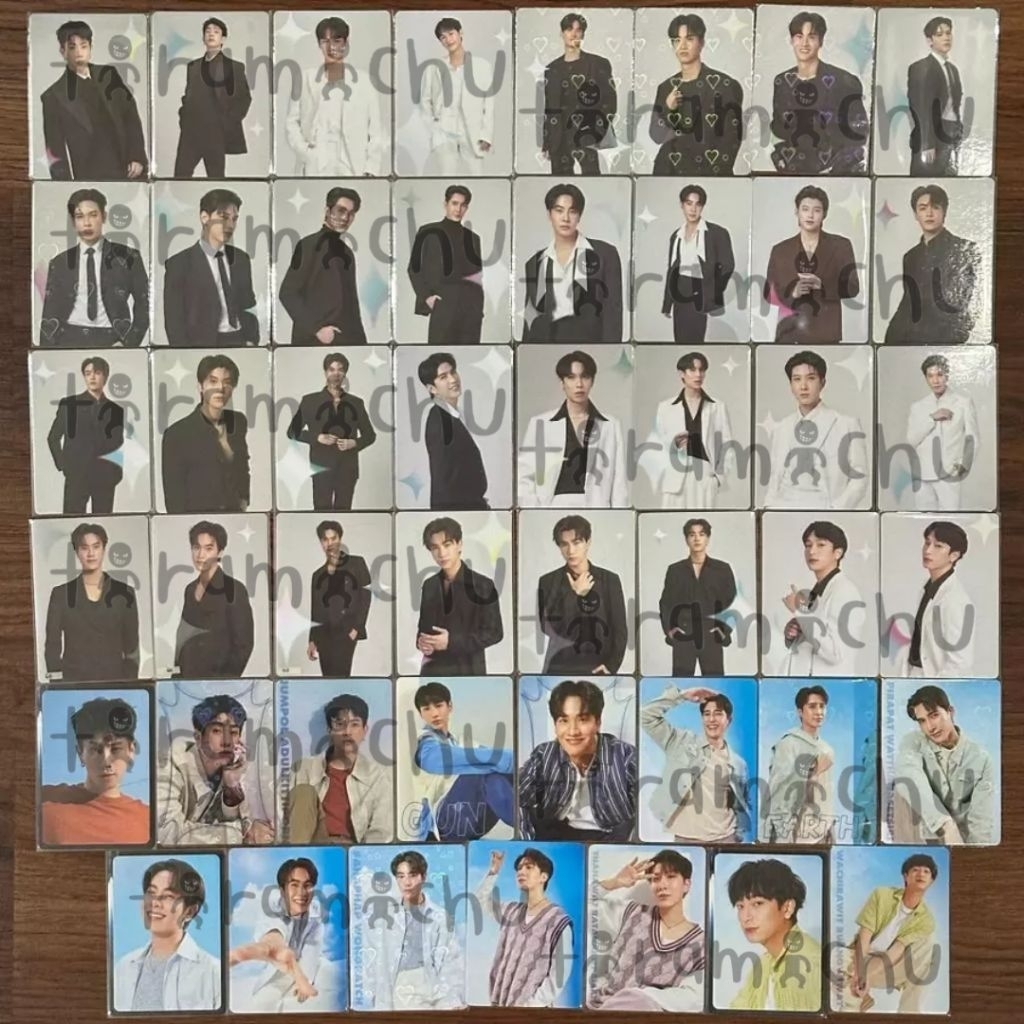 GMMTV CC  Happy Weekend & Rainbow on Suit Official Collectible Card - Gun Tay Earth Mix Chimon