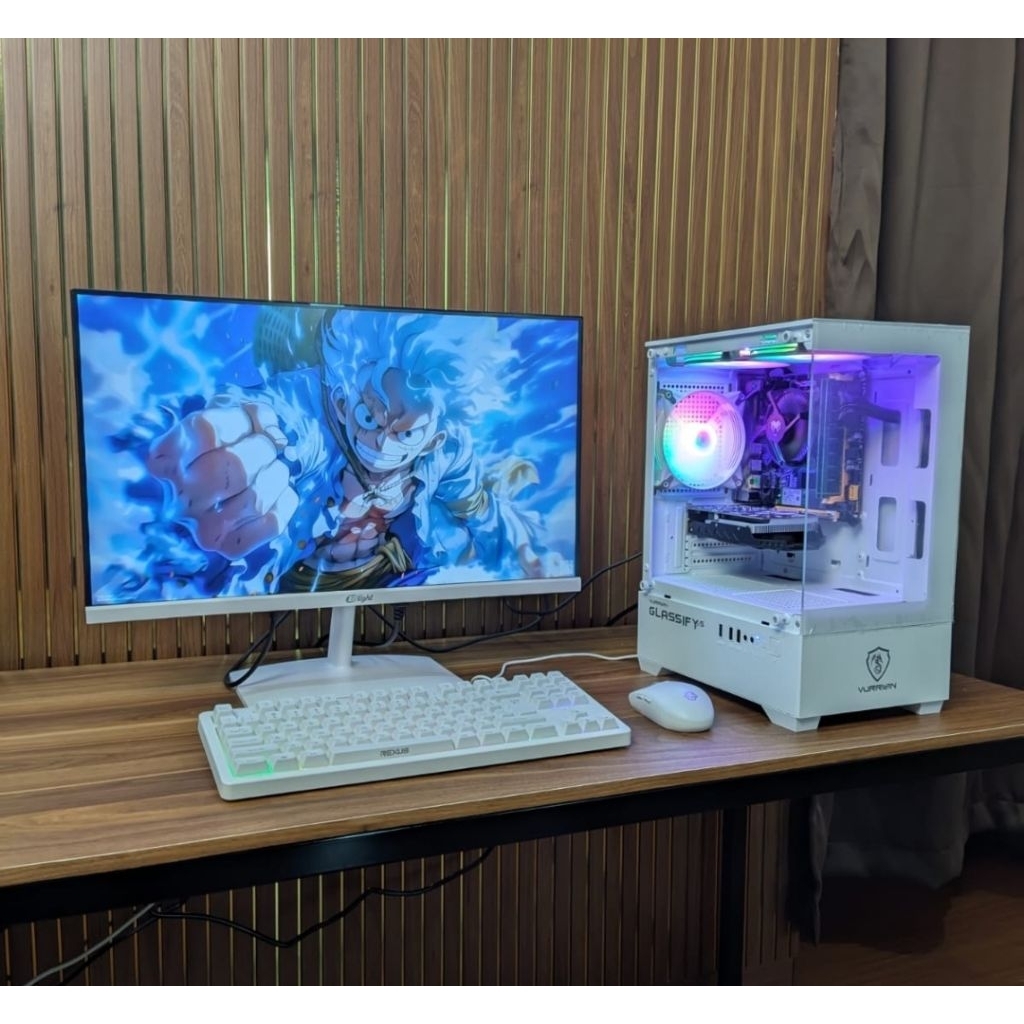 PC KOMPUTER INTEL CORE i7 7700 RAM 16GB SSD NVME 256GB + MONITOR 24 INCH | SET LENGKAP SIAP PAKAI