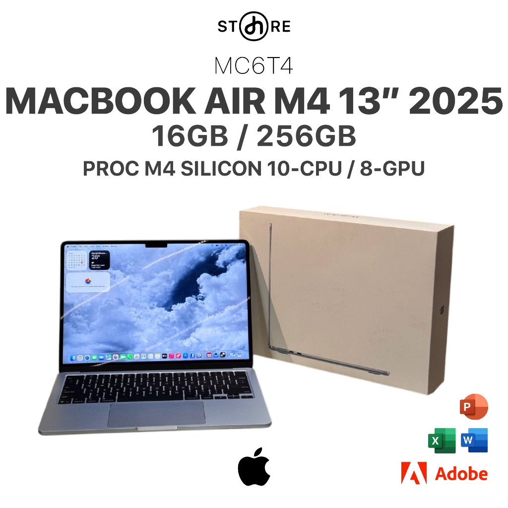 Second BNOB , Macbook Air M4 2025 13" , 16/256 , Sky Blue , MC6T4
