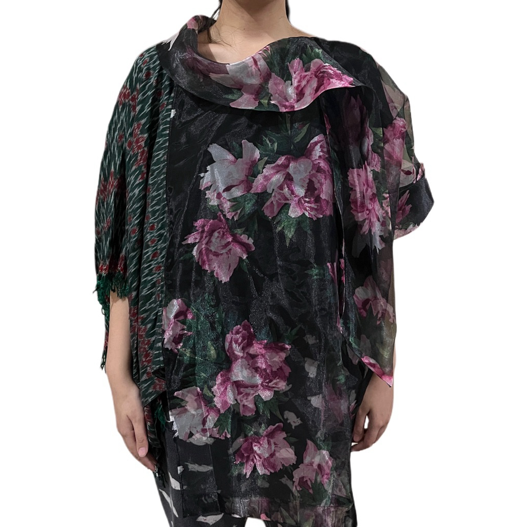 Lulu Lutfi Labibi Floral Organza Top