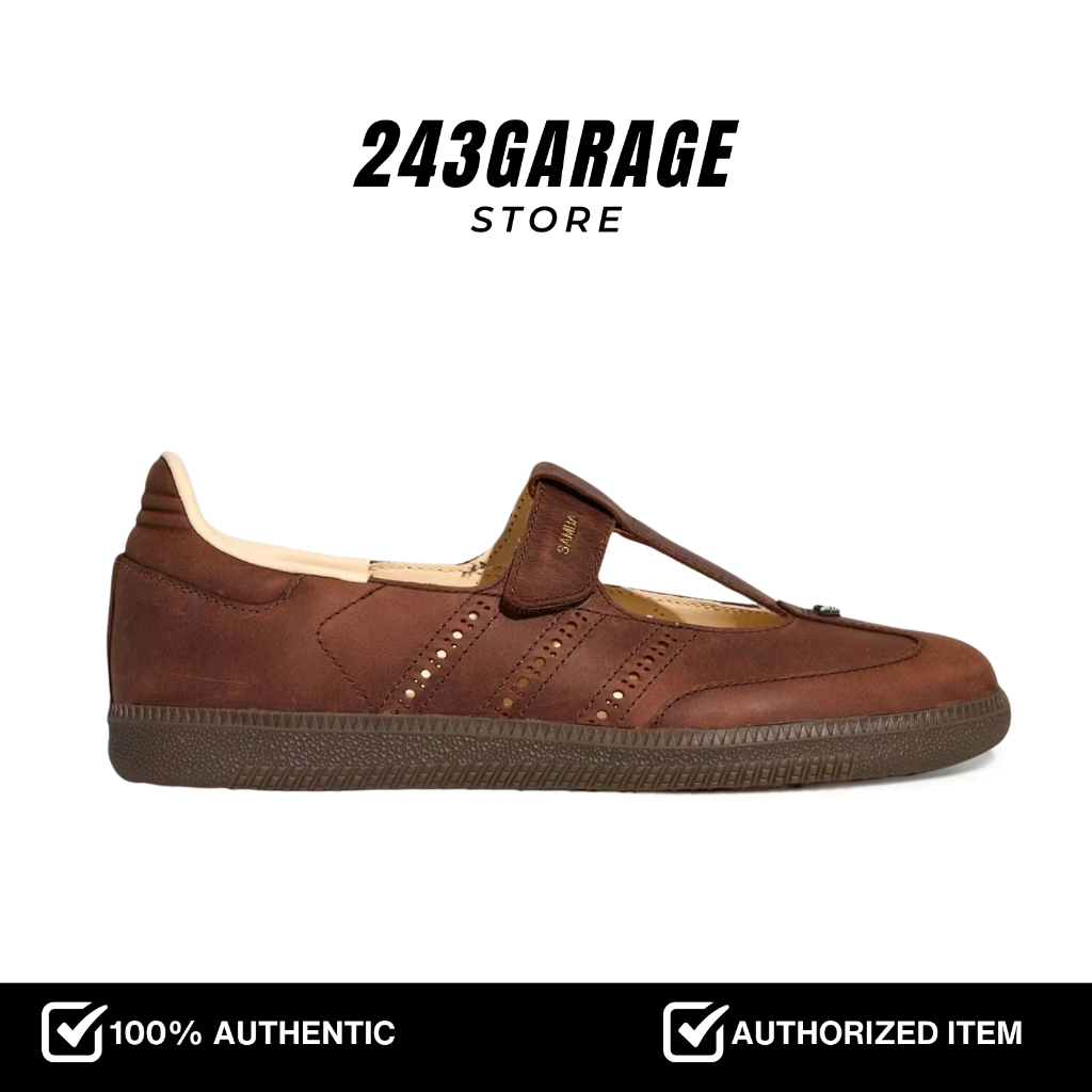 Adidas Samba Mary Jane Leather Brown - Sneakers Original Resmi