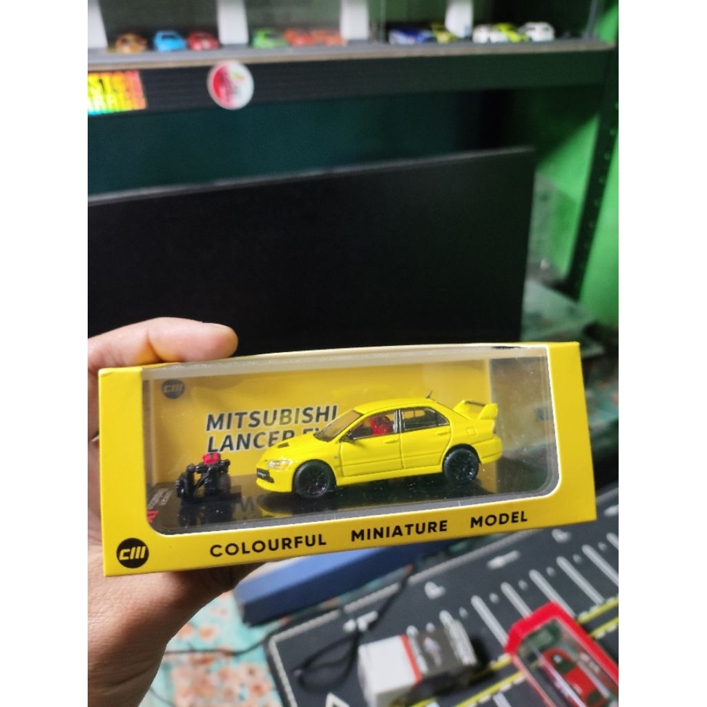 CM Model Mitsubishi Lancer Evo IX Yellow Unsealed
