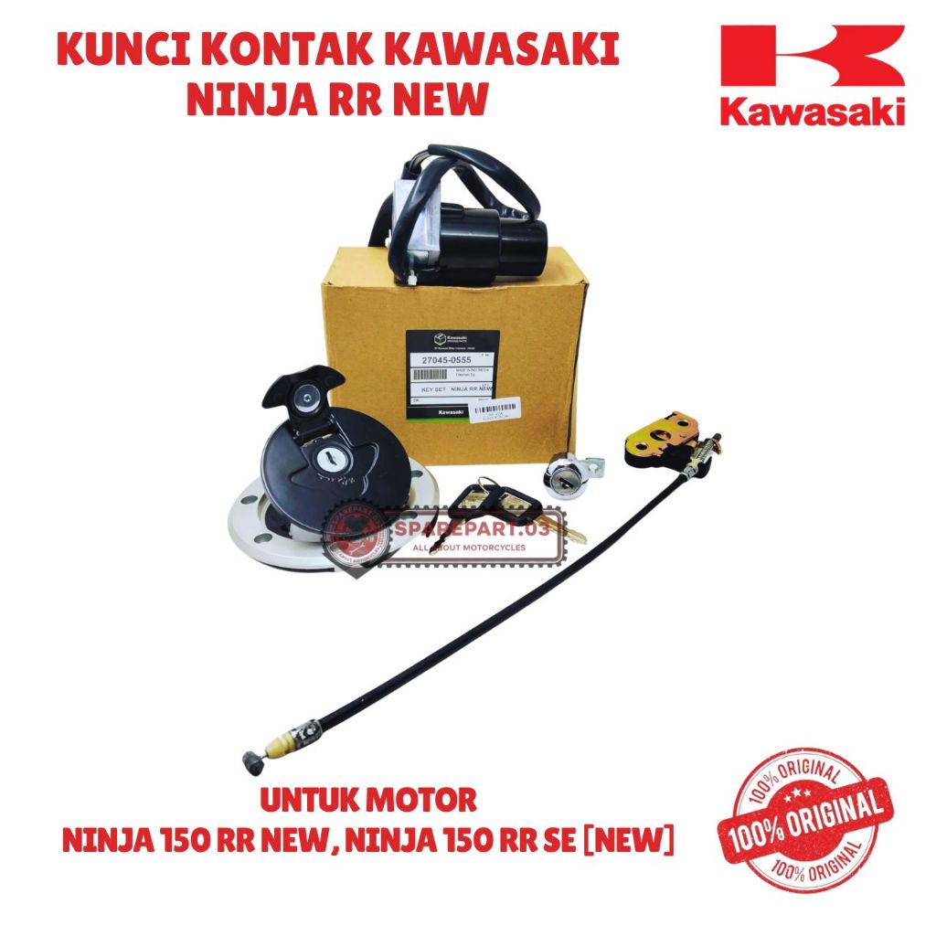 KUNCI KONTAK ORIGINAL KAWASAKI NINJA RR NEW, NINJA 150 RR NEW, NINJA 150 RR SE [NEW]