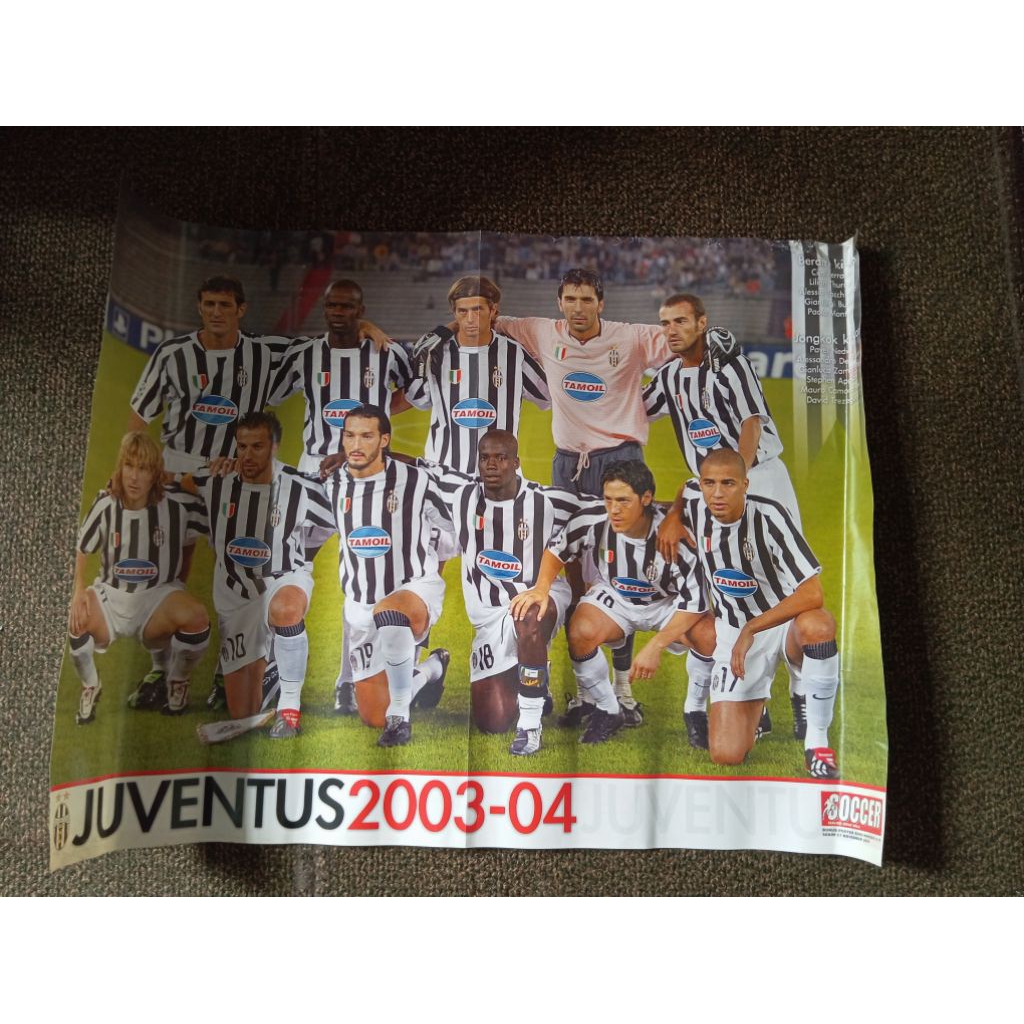 poster bola jadul Juventus FC 2003