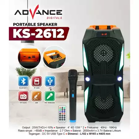 Advance Speaker KS-612 KS-821