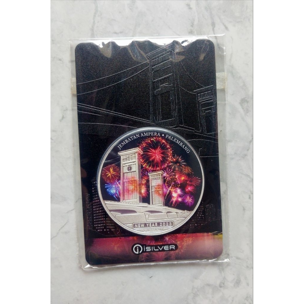 Perak Isilver Palembang Jembatan Ampera 1 Oz