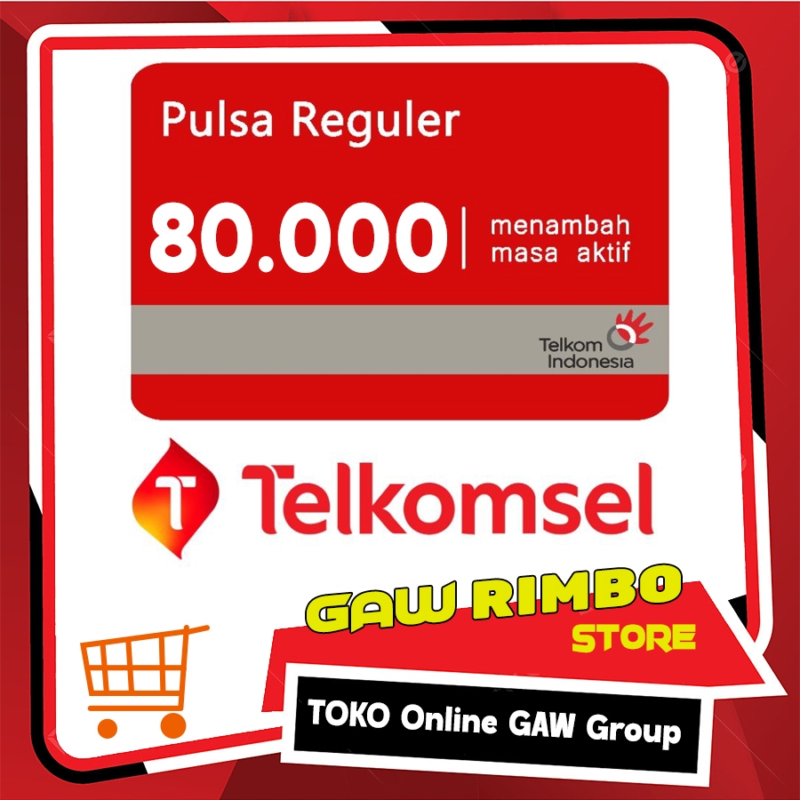 Pulsa Telkomsel SIMPATI AS LOOP 80000 Reguler Menambah Masa Aktif Transaksi Lancar