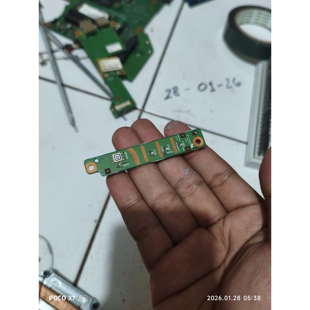 fleksibel dan board power button laptop Fujitsu lh531 ori