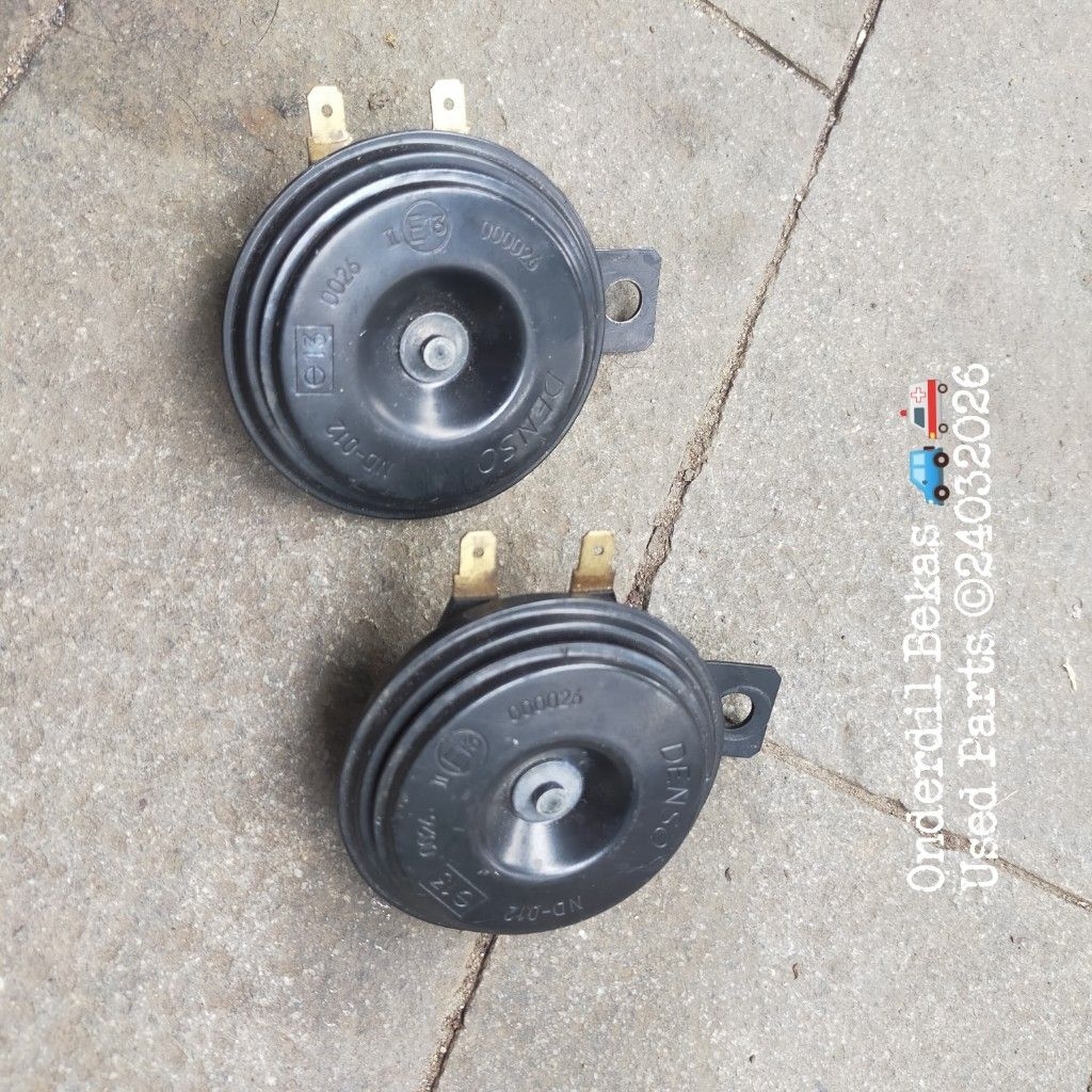 klakson disc Denso 12 volt bekas pakai