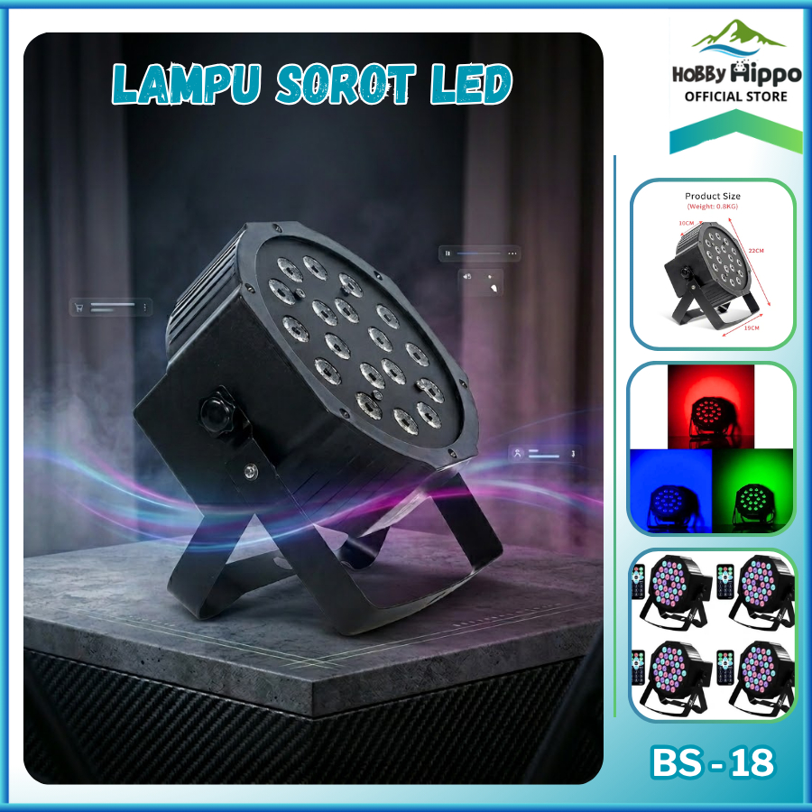 Lampu Sorot LED / LAMPU DISCO PANGGUNG BS 18