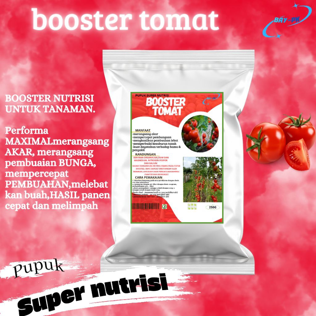 BOOSTER PUPUK TANAMAN BUAH TOMAT |nutrisi maksimal