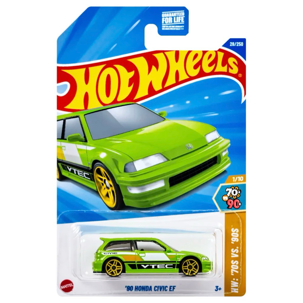 Hot Wheels 90 HONDA CIVIC EF