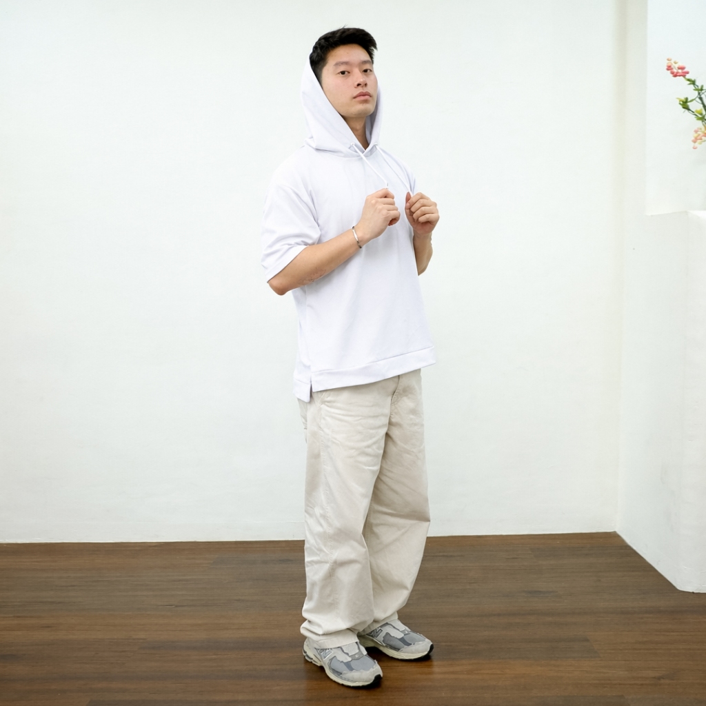 NORDVALE Nanobreeze | Oversize Hoodie Pria | White