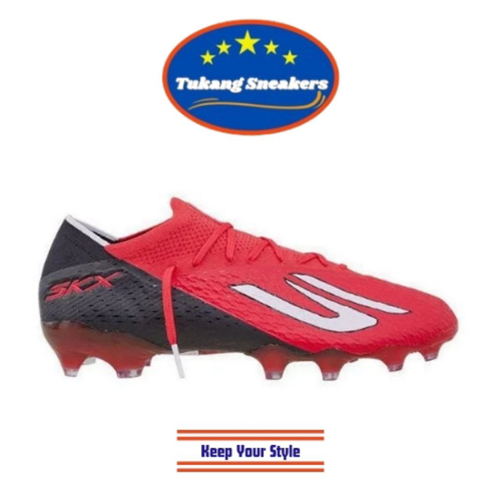 Sepatu Sepak Bola Pria Skechers Skx 2 Elite Fg Red SKE252110RDB