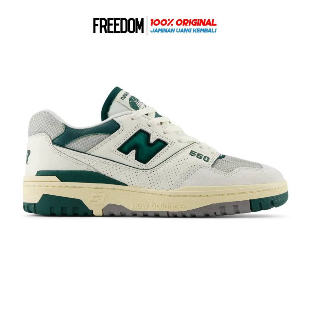 NB 550 Sea Salt Marsh Green ORIGINAL RESMI Sepatu Unisex BB550CPE