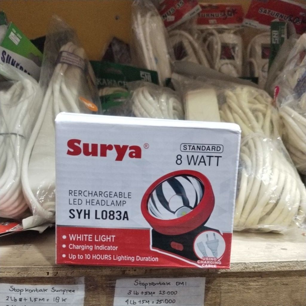 SENTER KEPALA SURYA  SUPER TERANG KODE SYH O83A