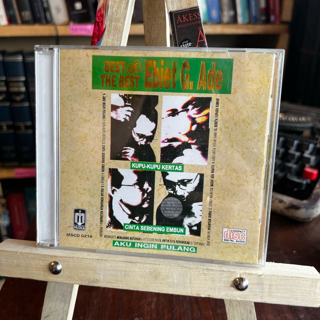 CD Best Of The Best Ebiet G Ade Kupu Kupu Kertas