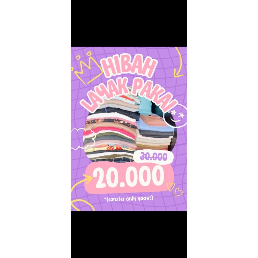 preloved.bylanraly|Hibah Khusus Wanita Layak Pakai Random (baca deskripsi), harga20k+admin2k yaa