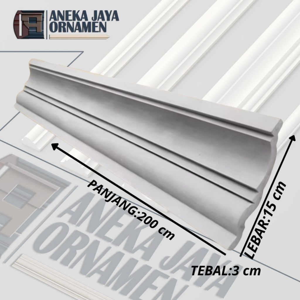 Lis plang profil beton