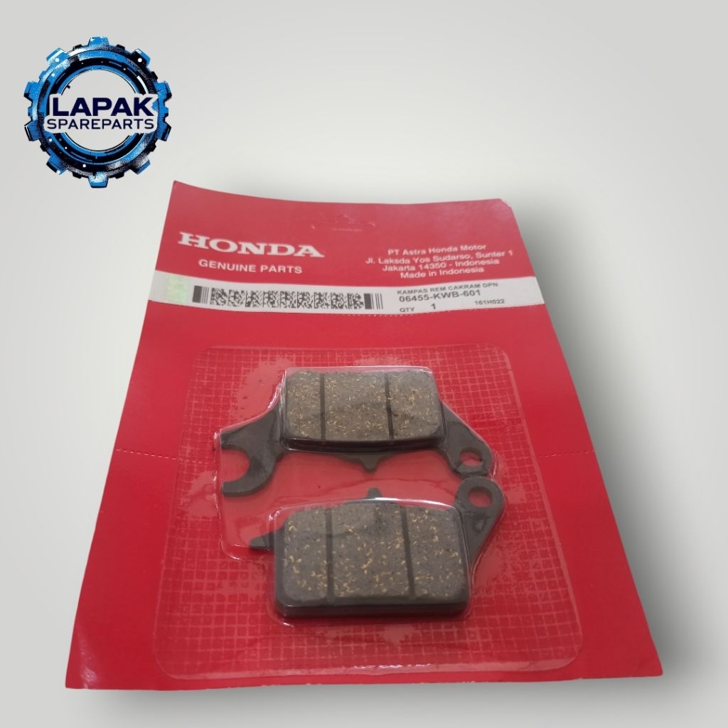 ( GRADE AA SUPER ) Kampas Rem Depan Cakram Dispad Blade Revo Absolute Supra x 125 Injection Honda KW