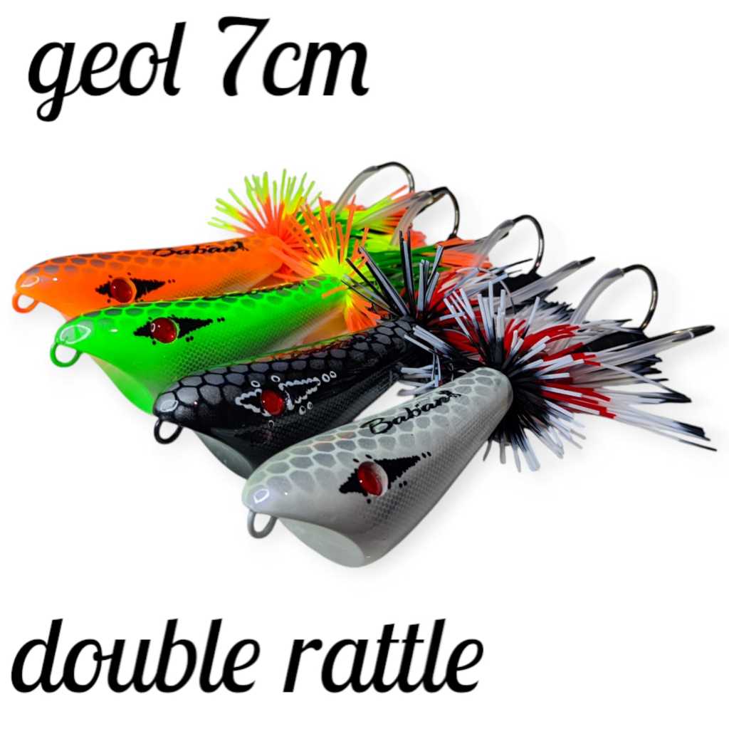 Geol double rattle baban 7cm 20gr Toman