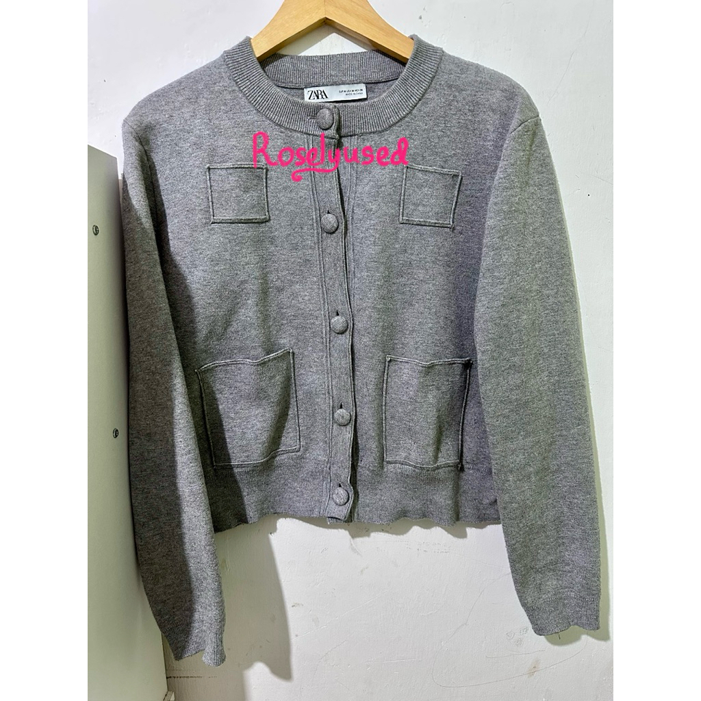 Cardigan Zara Grey Original