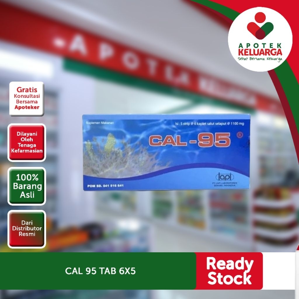 Cal-95 strip 6 TAB #CALCIUM IBU HAMIL#KALSIUM