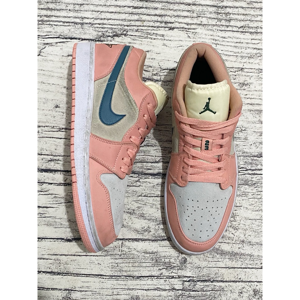 Sepatu Nike Air Jordan 1 Low Light Madder Root Second - Size 42.5