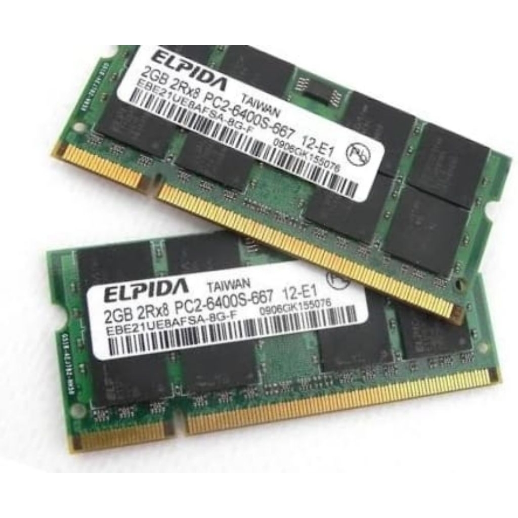 Memory Ram Elpida G2o Untuk Komputer mini Ddr2 2Gb