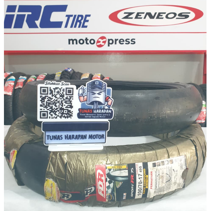 BAN LUAR SPORT FR 75 FDR RACING TUBELESS -RING 17