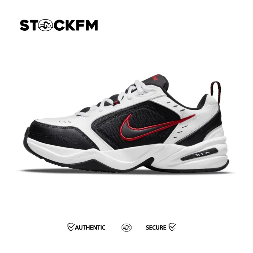 Nike Air Monarch IV Extra Wide White Black Original