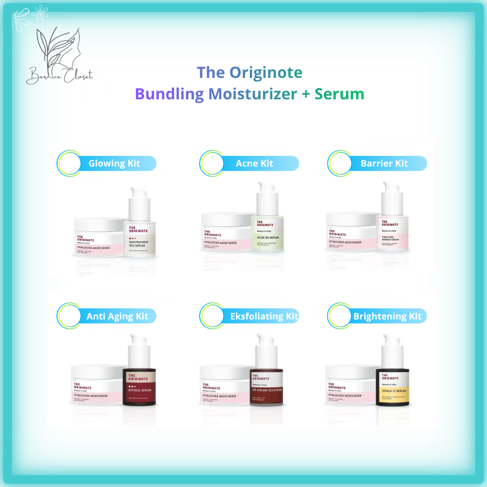 The Originote paket Bundle 2in1 Hyalucera Moisturizer + Serum