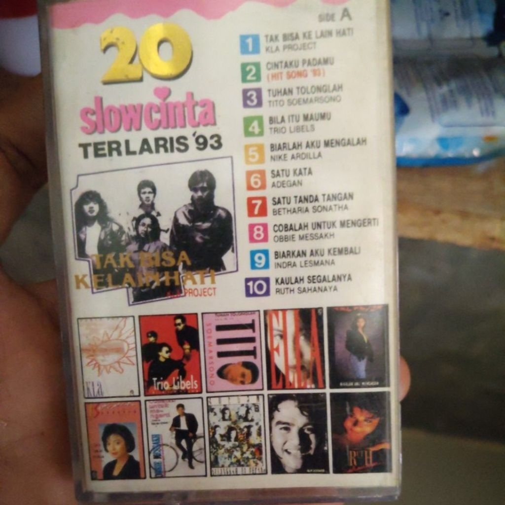 kaset pita 20 slow rock terlaris