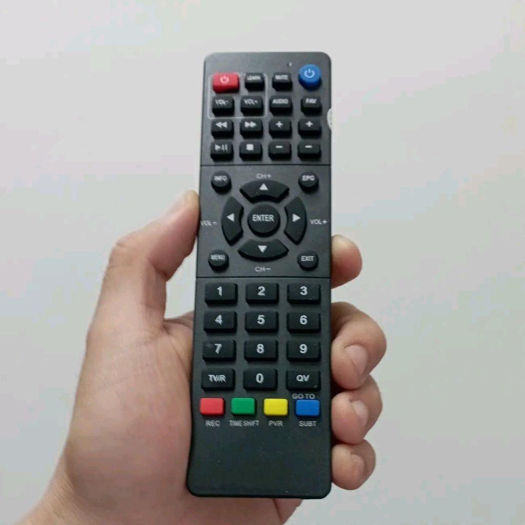 Remot Remote Set Top Box STB Universal Tanpa Setting Digital TV DVB-T2 Polytron 81J067 81I469 PDV700