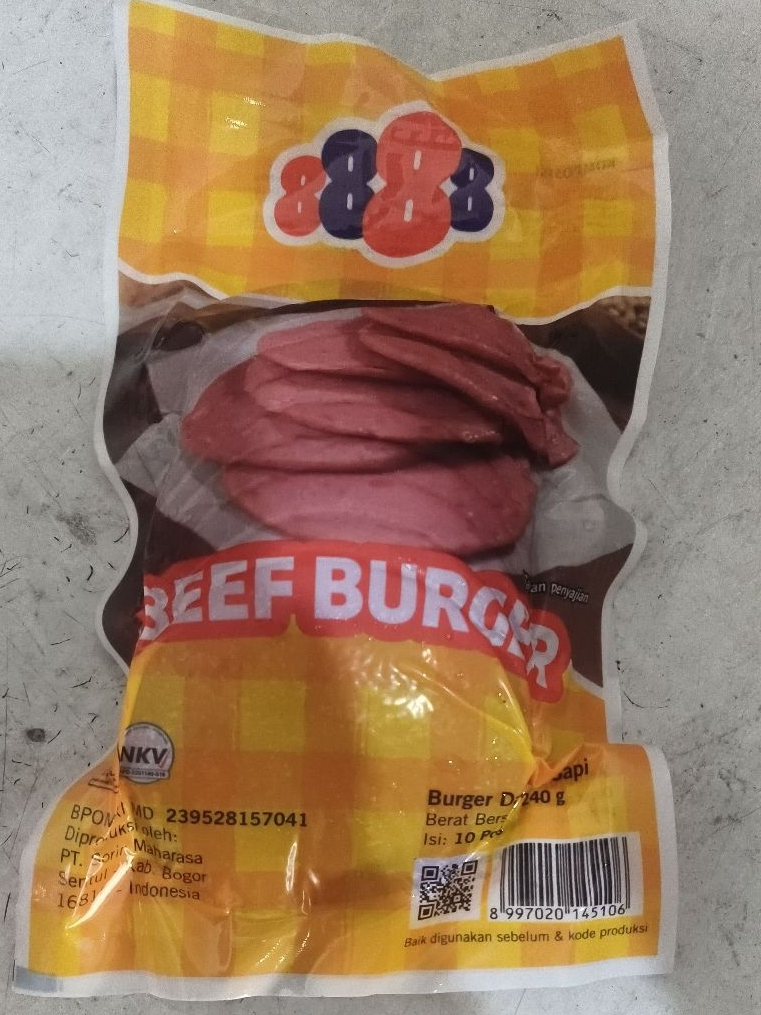 8888 BEEF BURGER