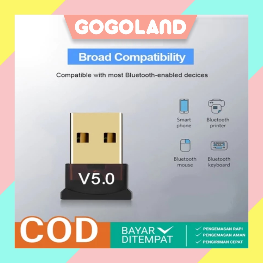 GOGOLAND Bluetooth Receiver PC / USB Dongle 5.0 / Bluetooth Dongle PC/ Bluetooth PC R1388