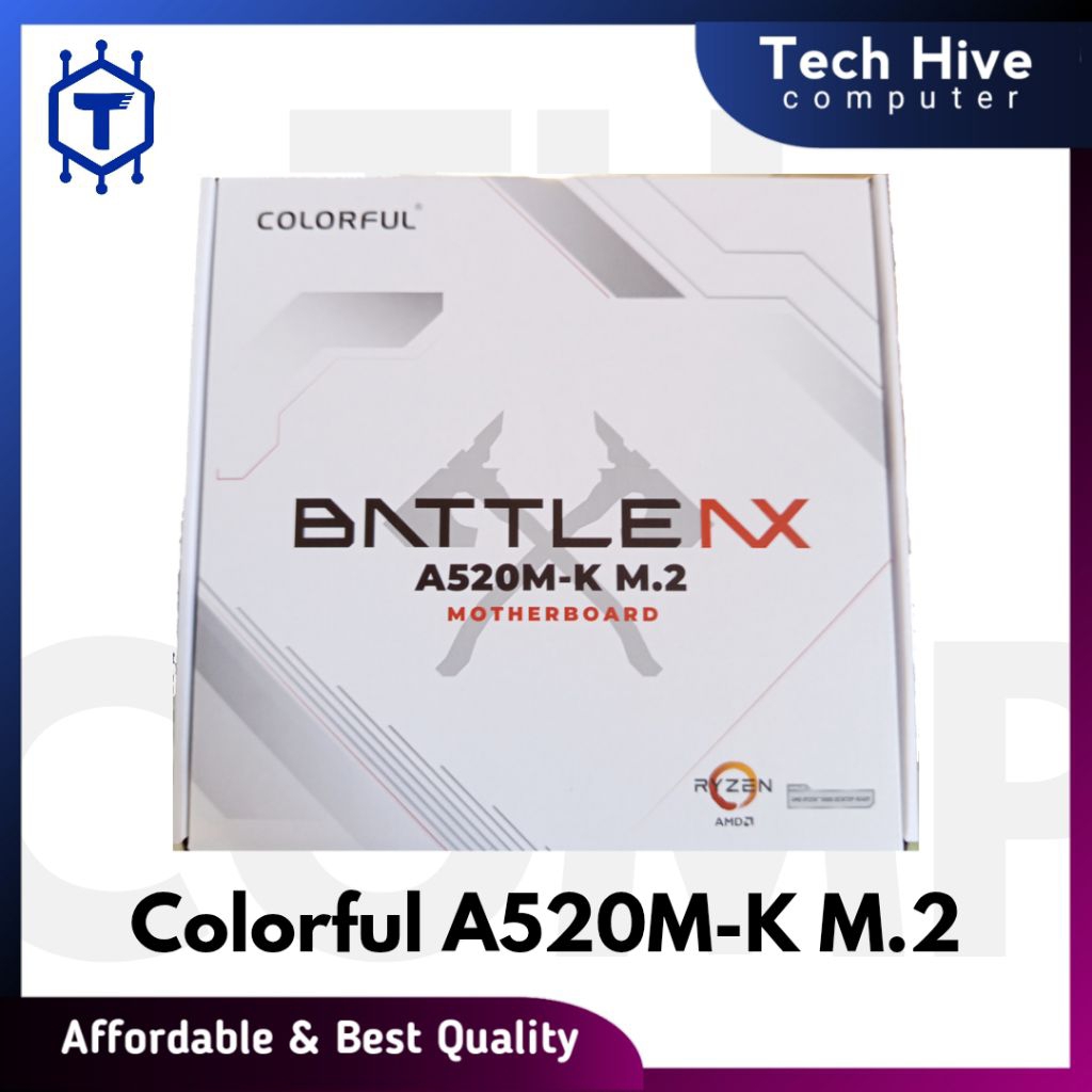 Motherboard Colorful A520M-K M.2 Garansi 3 Tahun