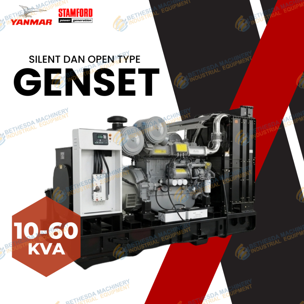 Genset 20 Kva Engine Yanmar Alternator Stamford