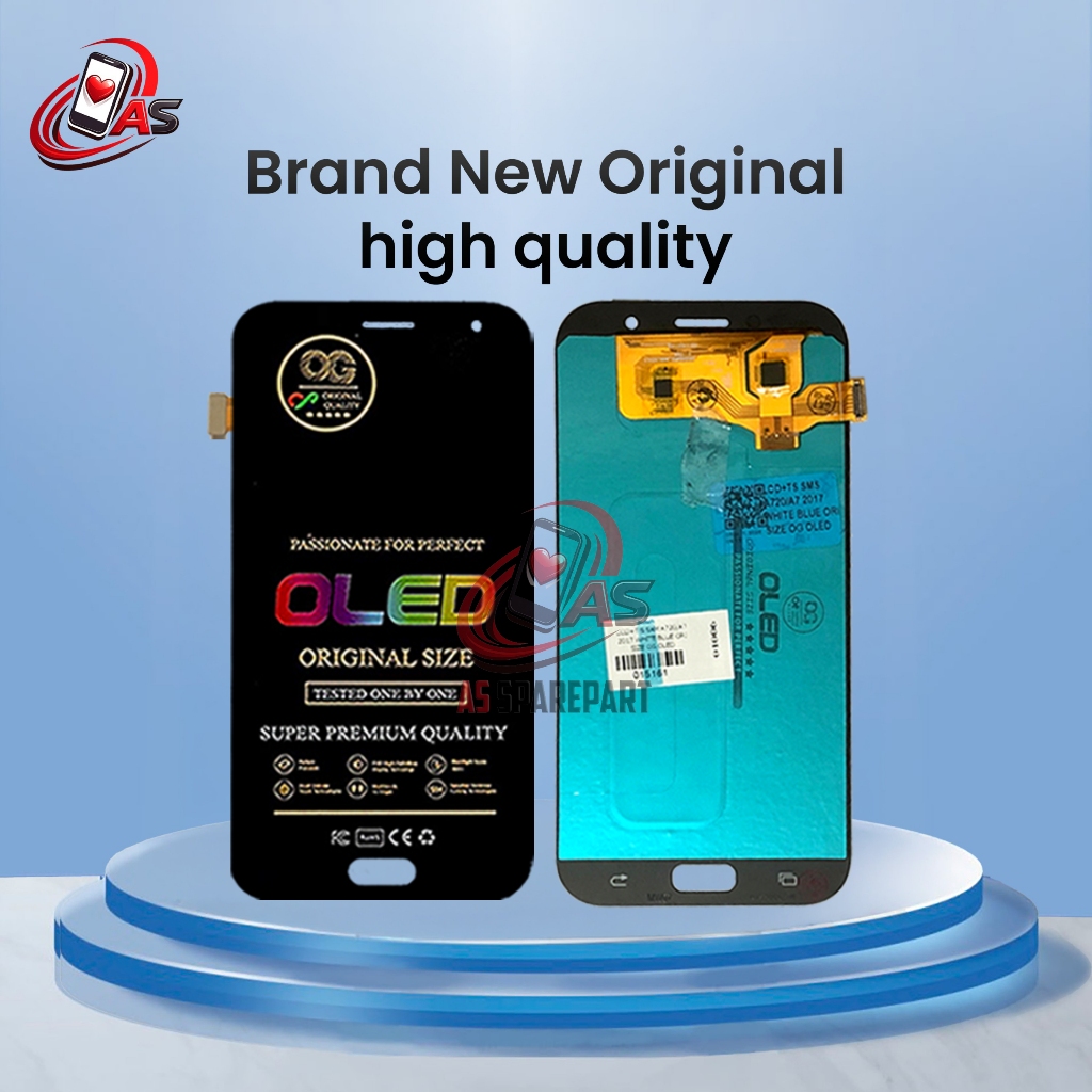 LCD TOUCHSCREEN SAMSUNG A710 / A7 2016 BLACK ORI SIZE OG OLED