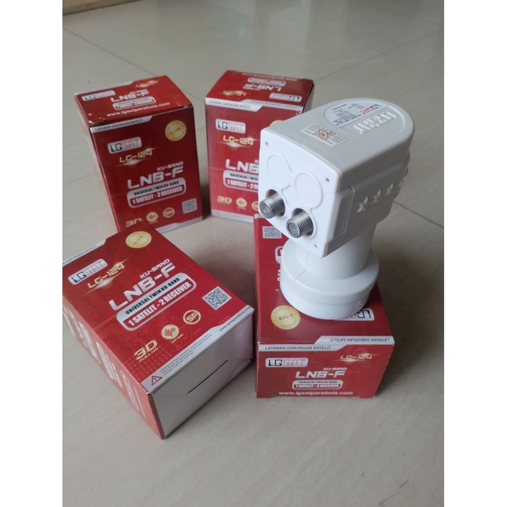 LNB KUBAND LGSAT DUAL OUTPUT / 1 LNB 2 TV