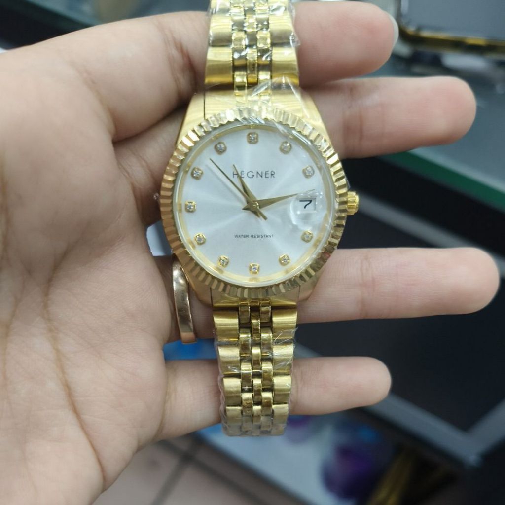 JAM TANGAN wanita HEGNER 1703 / HW 1703GL ORIGINAL GARANSI 1TAHUN