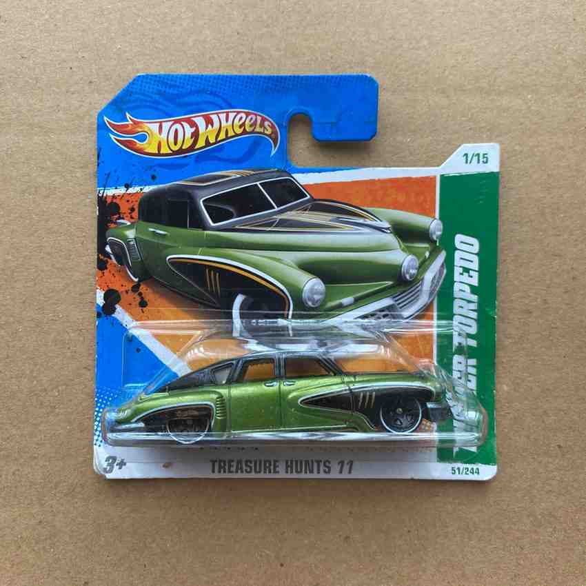 Hot Wheels Treasure Hunts 11 - Tucker Torpedo 2011 Short Card