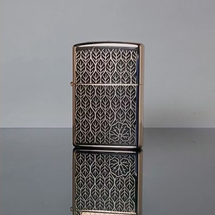 ZIPPO 290RG LEAVE ROSE GOLD DISCONTINUED ITEM TAHUN 2000