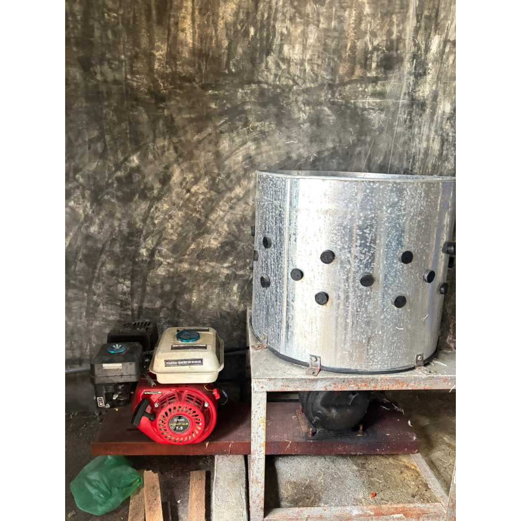 Mesin Bubut Ayam dan Kelengkapan lainnya